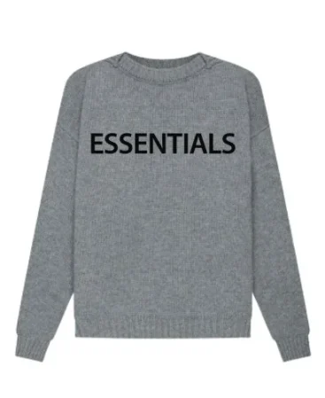 Essentials Fear of God Grey Sweatshirt